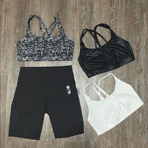 EUC Lululemon Black & White Bundle. Size 8